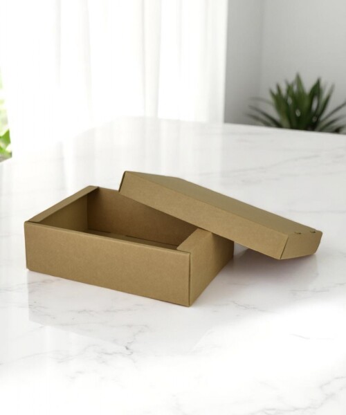 Caja + tapa f/c basic 20x15x8 - 35888 - KRAFT MARRON Caja + tapa f/c basic 20x15x8 - 35888 - KRAFT MARRON