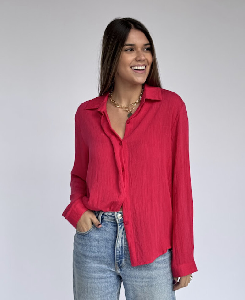 Camisa Lupe rojo