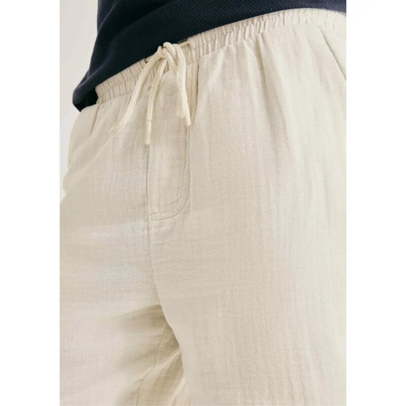 BERMUDA MASC AMARELO CLARO