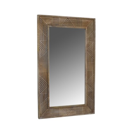 ESPEJO MADERA NATURAL-BEIGE M-24222