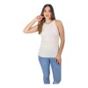 Musculosa tejida UFO Mel Blanca Blanco