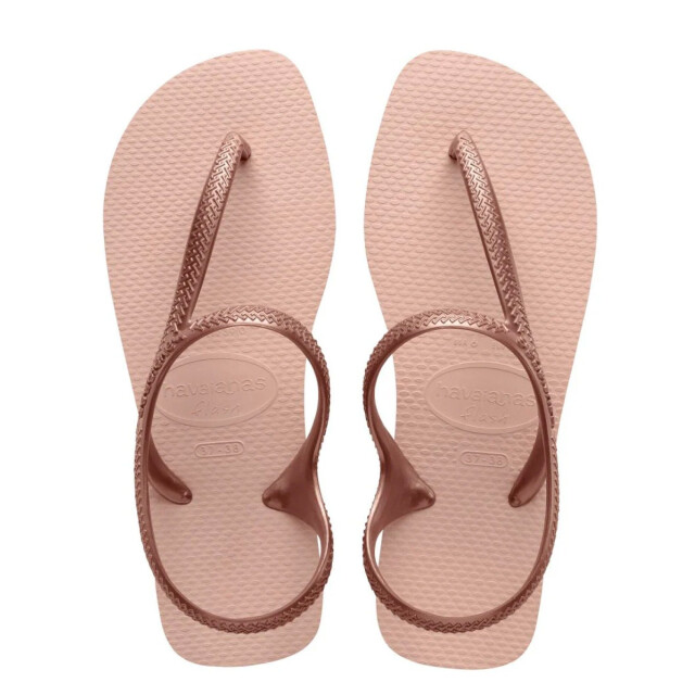 Sandalias de Mujer Havaianas Flash Urban Rosa Ballet - Dorado