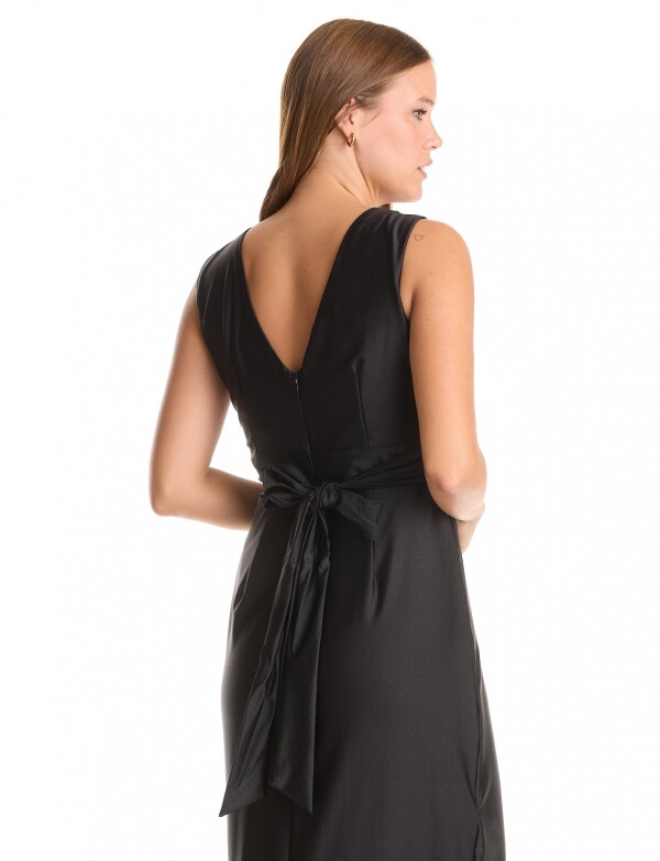 Vestido Maxi Lazo NEGRO