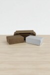 Pack x 20 unid - caja 03 eco 8x12x4,5 cm. REVERSIBLE BLANCO MADERA