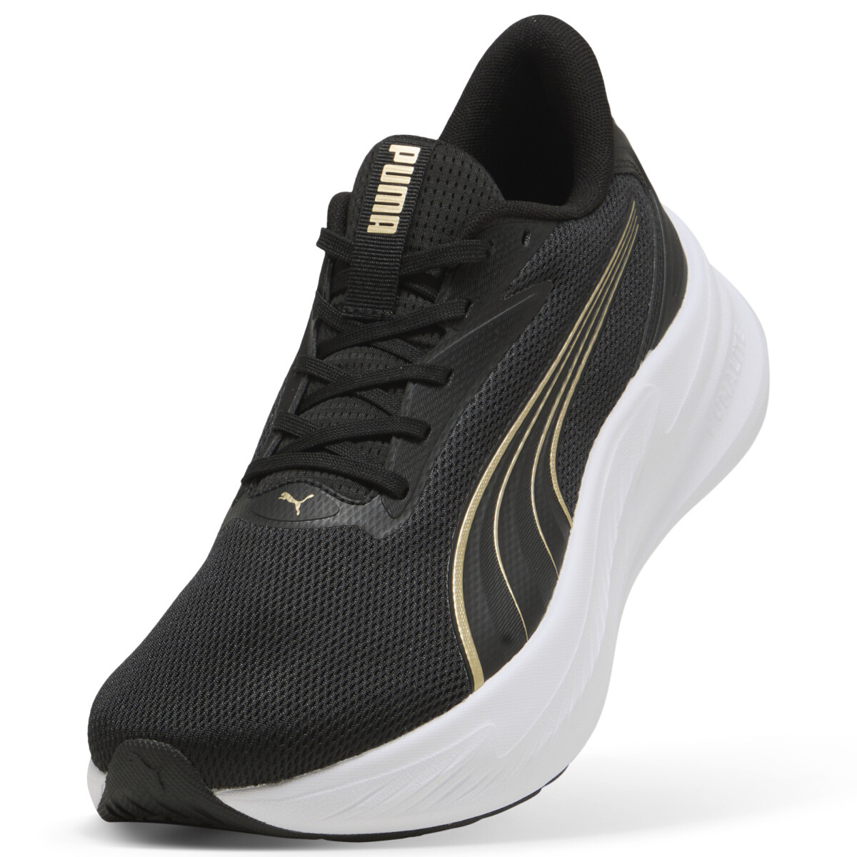Championes Puma MaxStride Lite Mujer 313497 07 - Negro-dorado 