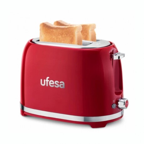 TOSTADOR UFESA CLASSIC PINUP Tostadora UFESA Classic PinUP 850W 2 Rebanadas Selector De 7 Niveles - Red