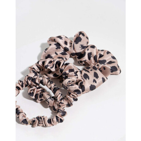 Set De 3 Skunzies De Diferentes Tamaños Estampado animal print