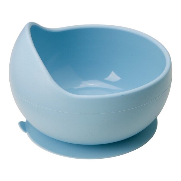 Bowl con ventosa silicona BUBA celeste