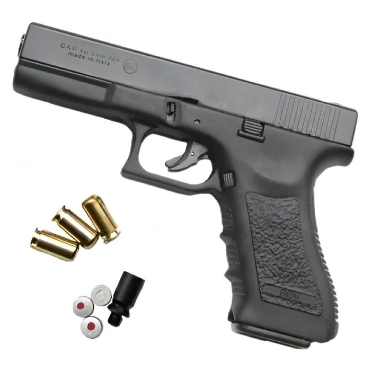 Pistola Fogueo Gap 9mm Pak Bruni Glock 17 + Munición 