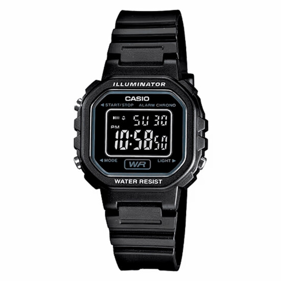 Reloj CASIO LA20WH-1BDF en Resina Negro Esfera 30mm 0
