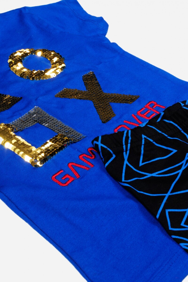Conjunto de niños - UNISEX AZUL FRANCIA