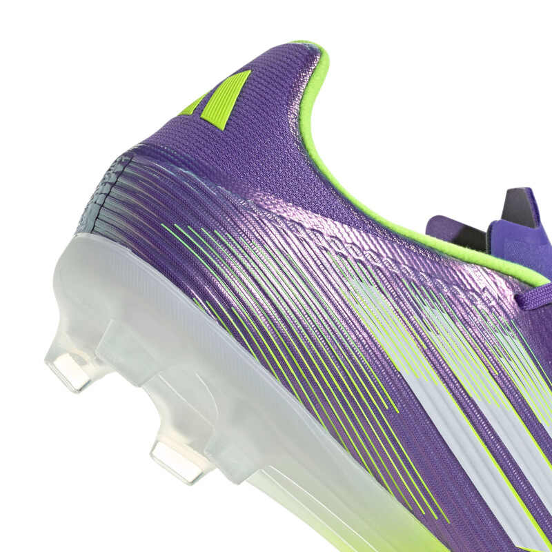 Championes Unisex Adidas Futbol 11 F50 League FG Púrpura - Blanco - Amarillo Limon