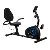 Bicicleta Fija Horizontal Active - Odómetro Pulsómetro Negro