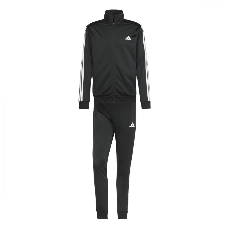 Conjunto Sportswear Basic 3 Franjas Tricot de Hombre Negro
