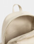 Mochilas Urbanas Mochila Con Charm - Blanco Crudo