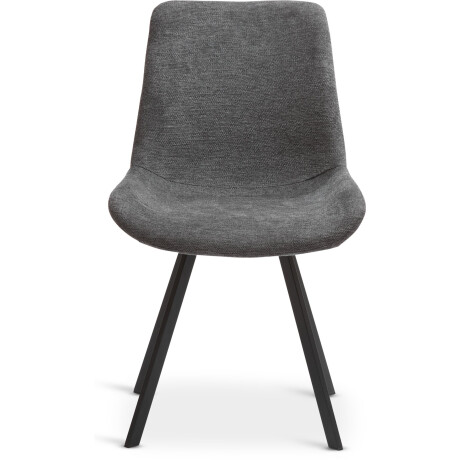 Silla De Comedor Hygum Giratoria Gris/Negro