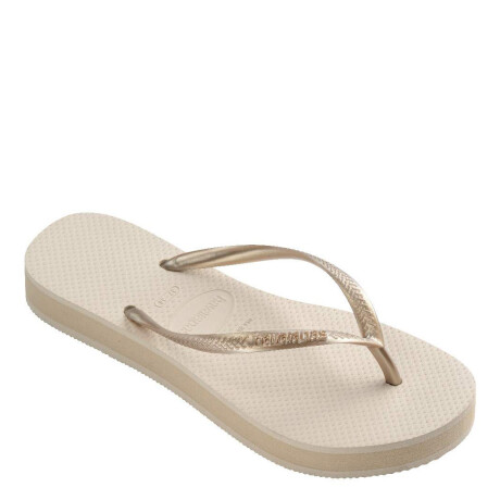 Ojotas de Mujer Havaianas Slim Beige