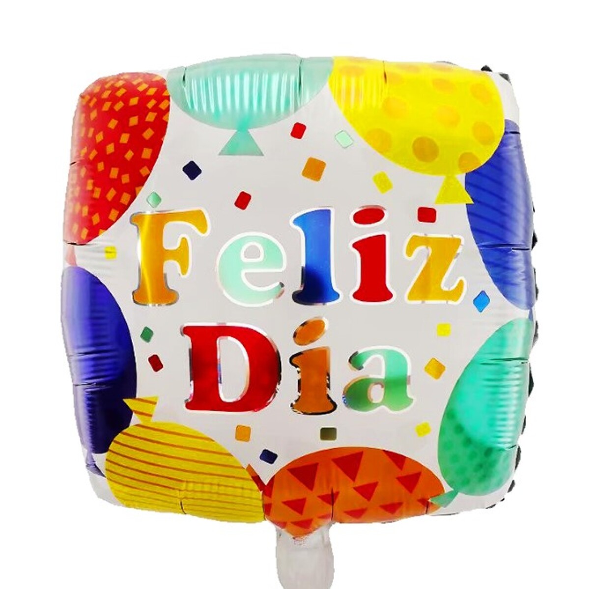 Globo Feliz Día Helio con diseño globos 