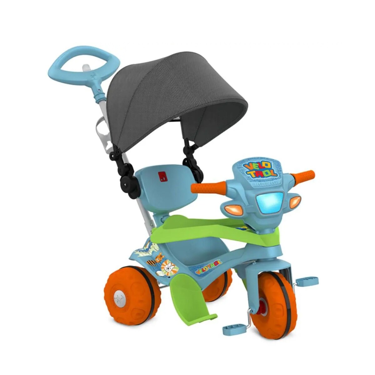 Triciclo A Pedal Y Pase Velotrol Azul 856 