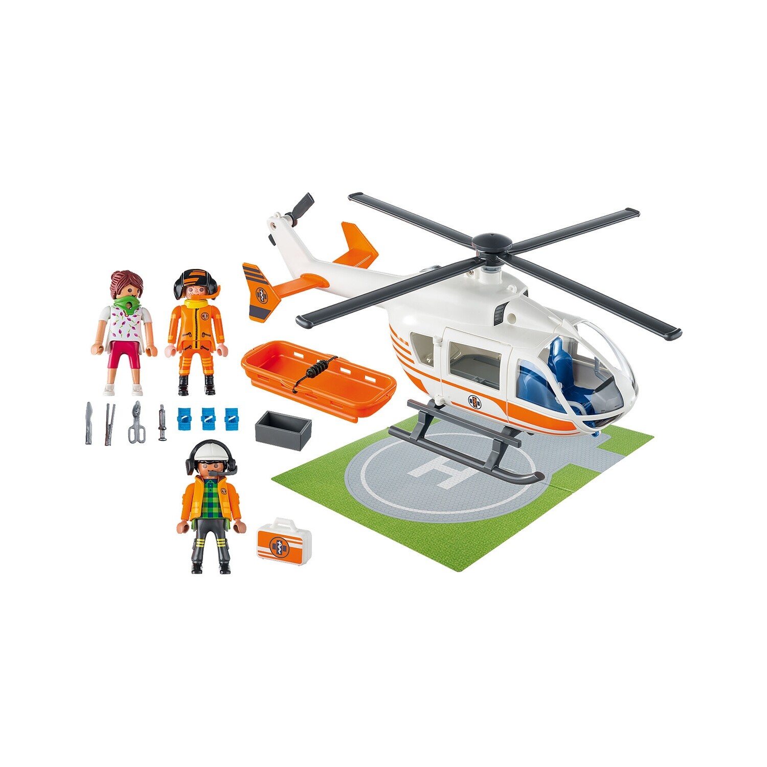 Playmobil City Life helicoptero de rescate 38 piezas Electroventas