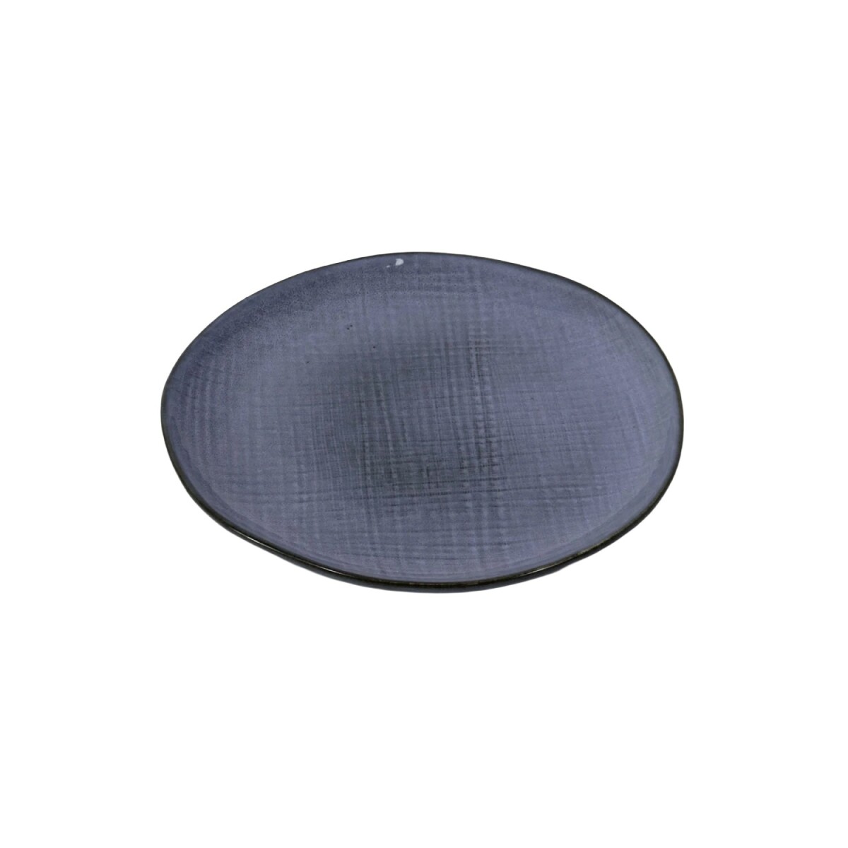 PLATO PLAYO CERAMICA AZUL CL COMB 26.5CM 