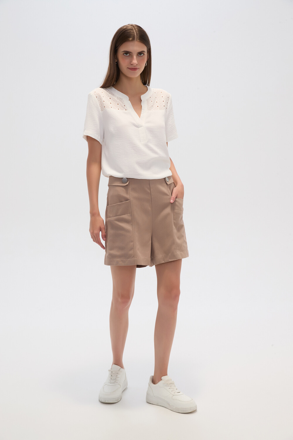 Short Osire Taupe Claro