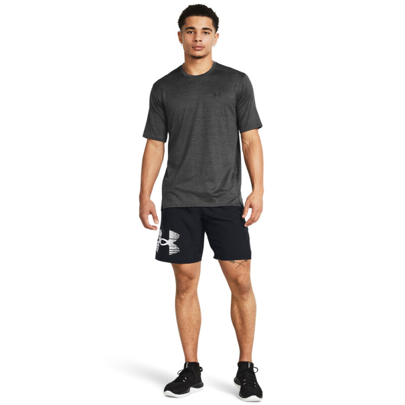 UA Woven Graphic Short-BLK BLK-003
