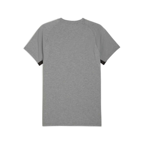 Remera Cap Evostripe Tee de Hombre Gris