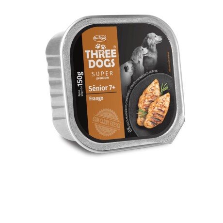 PATE THREE DOGS SENIOR POLLO 150 GR Pate Three Dogs Senior Pollo 150 Gr