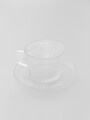 Taza Dots Con Plato Color Unico