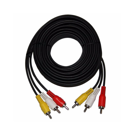 Cable AV 3RCA a 3RCA 1.8 mts Cable AV 3RCA a 3RCA 1.8 mts