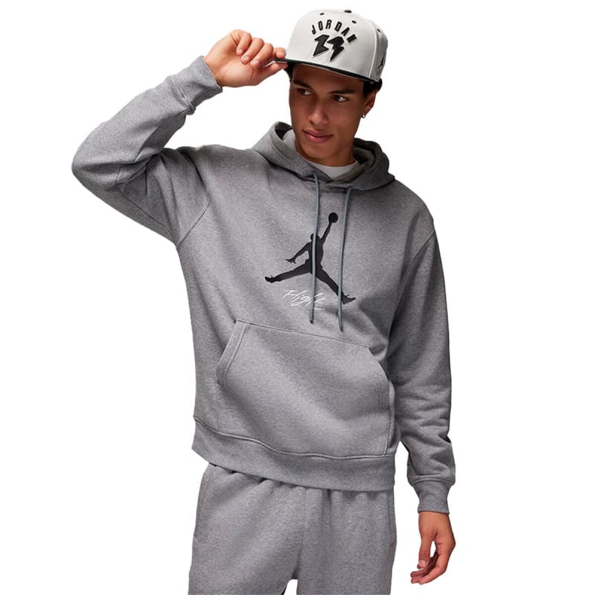 Canguro Nike Essentials Fleece Baseline de Hombre - FD7545-091 - Gris 