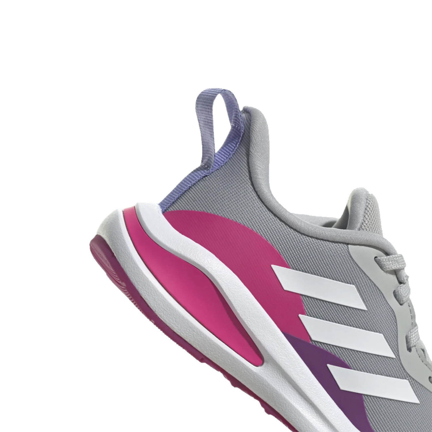 hoja práctico ventilador adidas FORTARUN K - Grey/Pink/White — Global Sports