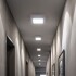 Panel Led 16x16 12W Plafon Cuadrado Techo Spot Luz Calida Variante Color Blanco