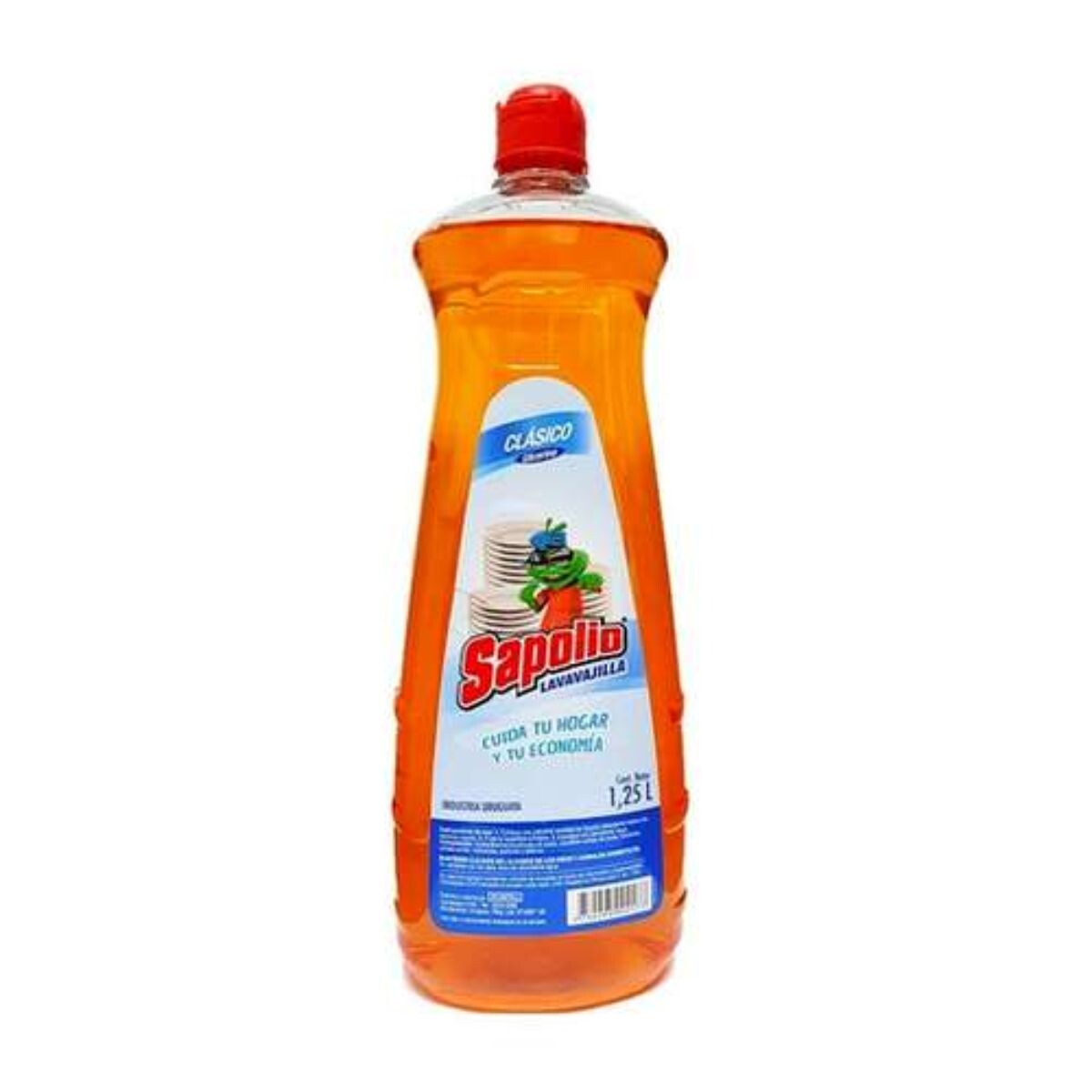 Detergente Líquido Sapolio Clásico 1.25 ML 