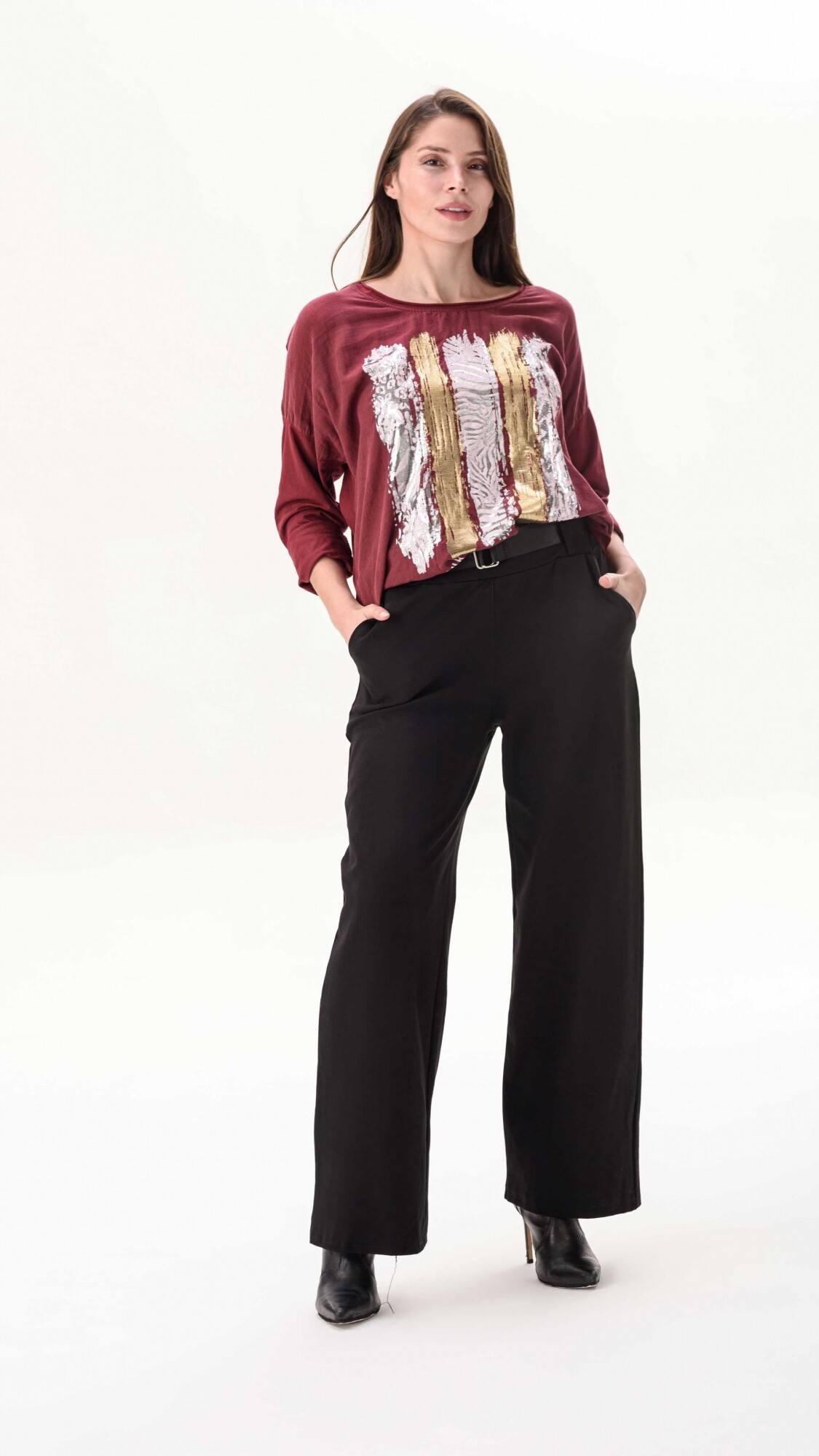 Blusa Serena Bordó