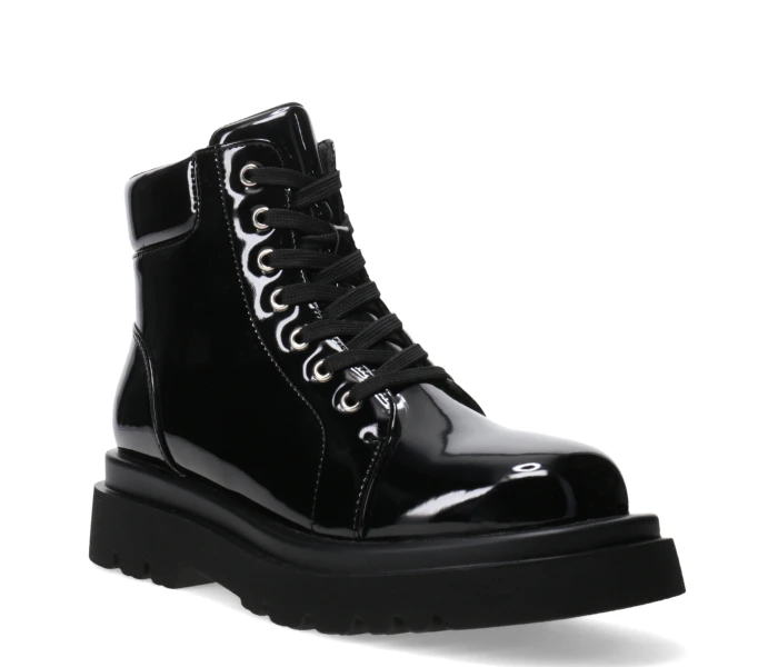Bota PONDS Borcego chato Black Patent