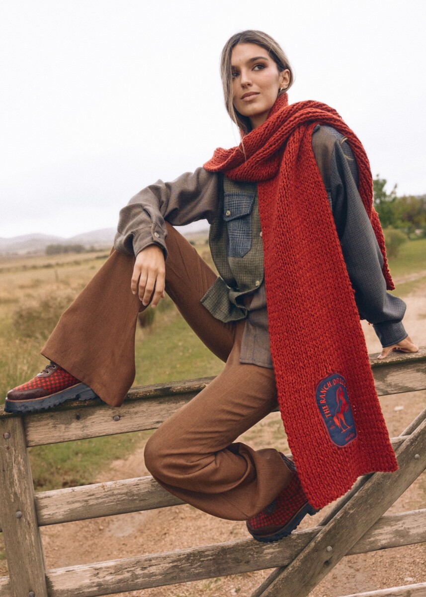 Horse Scarf - Rojo 