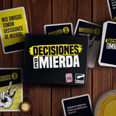 Juego de cartas Decisiones De Mi3rda Sc