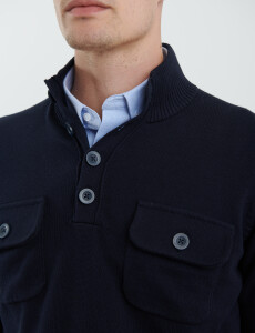 470454 REMERA HARRY Azul Oscuro