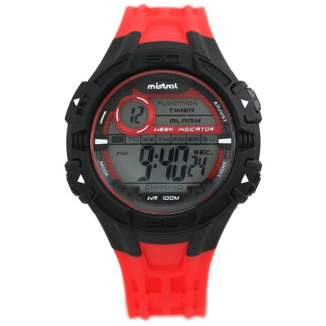 Reloj Mistral Deportivo Silciona Rojo 0