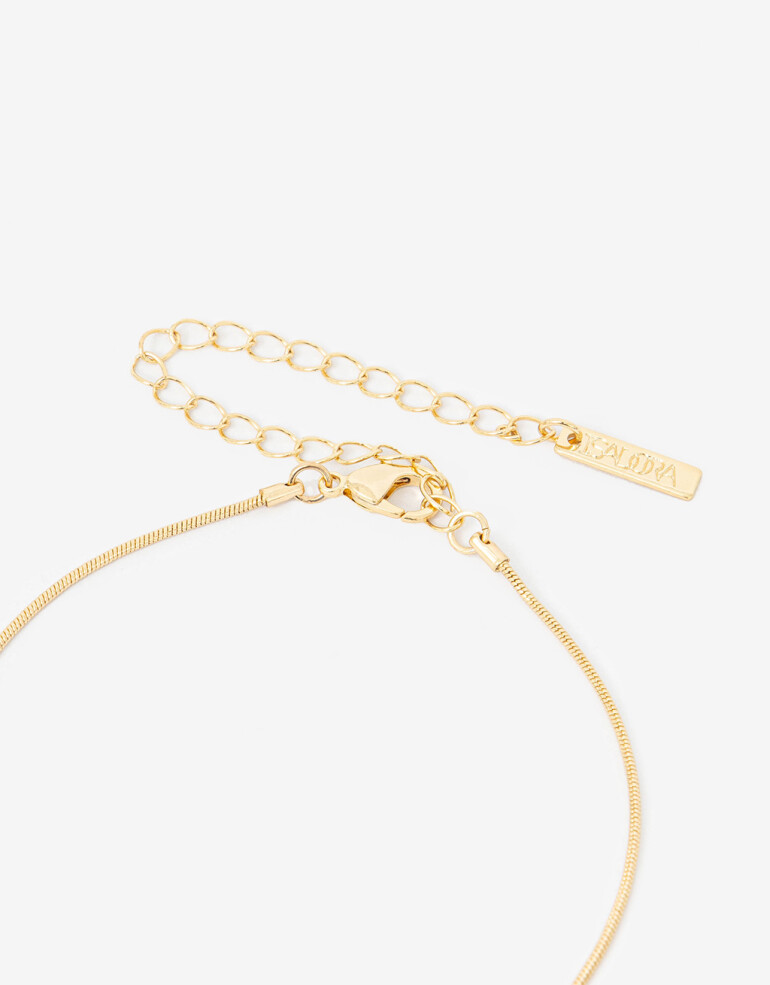 Cadena Corta con Dije Strass Cadena Con Dije De Strass - Cristal