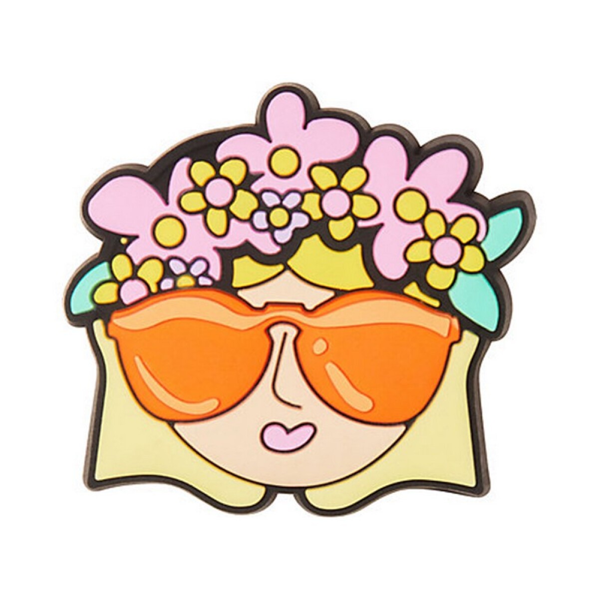 Jibbitz™ Charm Flower Crown Girl - Multicolor 