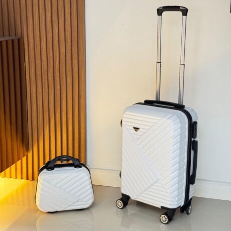 Set Valija Chica Carry On De Cabina + Neceser Beauty Rígido Set Valija Chica Carry On De Cabina + Neceser Beauty Rígido