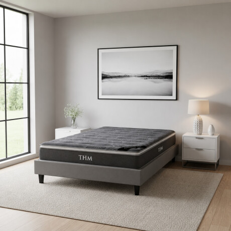 Sommier 2 Plazas THM Hybrid Silver Sommier 2 Plazas THM Hybrid Silver