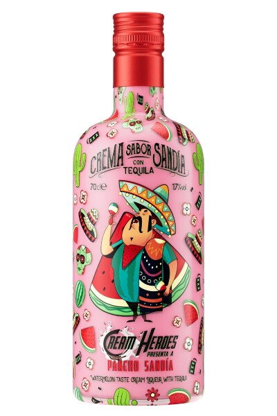 Crema de Tequila Cream Heroes Pancho Sandia 700 ml Crema de Tequila Cream Heroes Pancho Sandia 700 ml