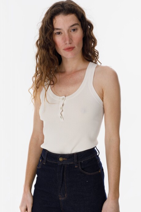 Musculosa Perla Crudo