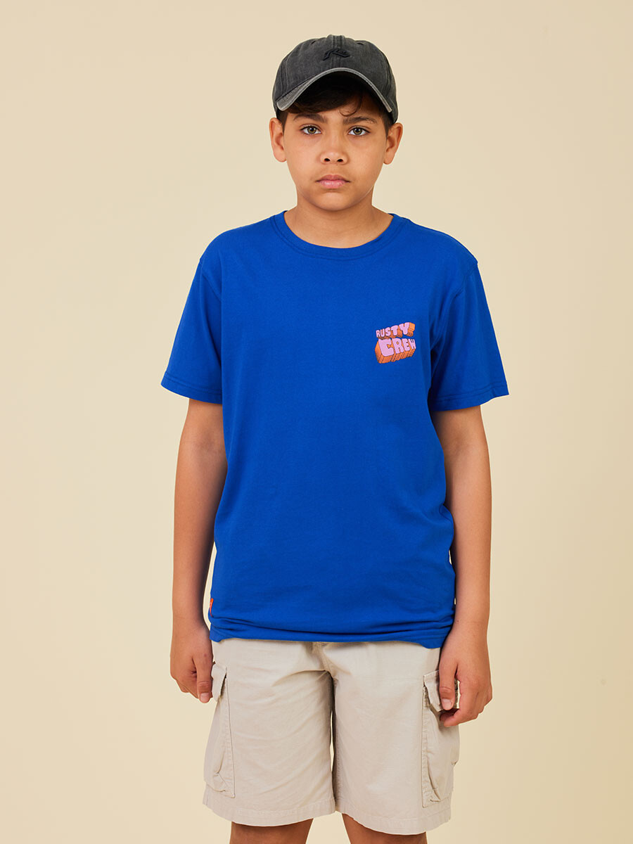 T-SHIRT RONIN TEEN RUSTY - Azul 