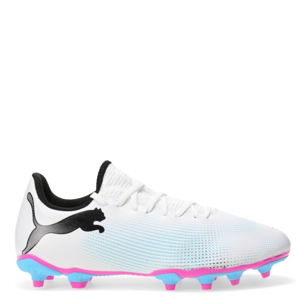Championes de Hombre Puma Future 7 Play Blanco - Negro - Celeste