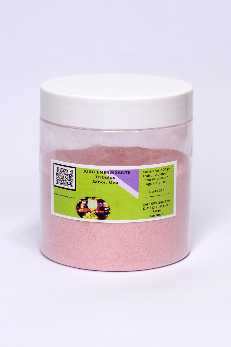 Jugo Energizante (Tribulus) Sabor uva · 100gr Jugo Energizante (Tribulus) Sabor uva · 100gr